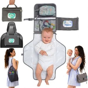 Échantillon gratuit : Tapis à langer portable pour bébé, tapis à langer pour nouveau-né fille et garçon, station de change de voyage imperméable - Product Image 2