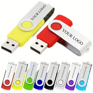 Customizable Logo USB Flash Drive | Metal U Disk 8GB-64GB, USB 2.0/3.0 Pendrive, Promotional Bulk <b>Gifts</b> - Product Image 1