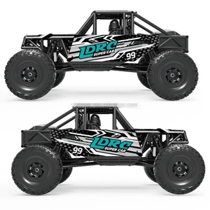 2025 New Product LDRC LD18499 1:18th 2.4G 4WD Pipe <b>Frame</b> <b>Climbing</b> Car 3CH Multi-terrain RC Off-Road Truck With Lights RC Truck - Product Image 2