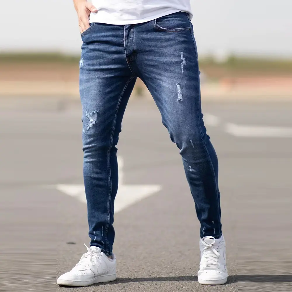 2023 Frühling und Sommer Jugend mode Trendy Wear Kleidung Hochwertige Casual Slim Fit Herren Jeans