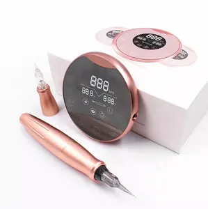 Machine à stylo de tatouage sans fil P90 dermografo maquillage permanent machine de micropigmentation du cuir chevelu