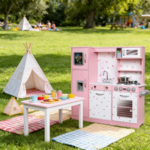 Ensemble de cuisine rose personnalisé Zongheng Modèle 042, jeu éducatif de simulation de cuisine pour petit <span class=keywords><strong>chef</strong></span>, jouets en bois pour enfants de 2 à 7 ans - Product Image 2