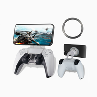 Support magnétique réglable pour manette PS5/PS4, clip pour téléphone, accessoires de jeu
