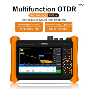เครื่องทดสอบไฟเบอร์ออปติก MOT-65 OTDR 34/32/<span class=keywords><strong>30</strong></span>/28/26/24dB, 1310/1550/1610/1625 พร้อม VFL, OPM, RJ45, TDR และวิดีโอมิเตอร์ - Product Image 3
