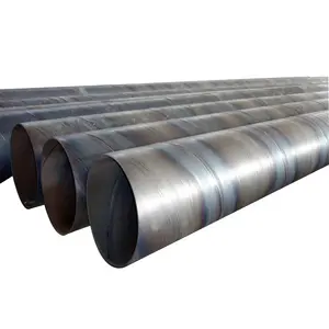 Astm a252 spiral kaynaklı çelik boru çelik kazık Q355B/Q390/Q420/Q460/Q550/Q690/X42/X52 spiral çelik esnek egzoz borusu
