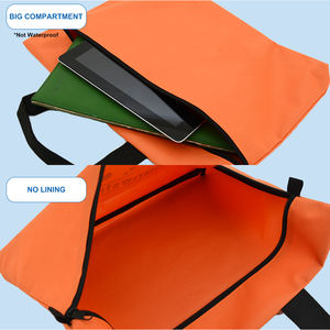 Carpeta de cartera de poliéster 600D con logotipo personalizado 2025, bolsa de almacenamiento de documentos de tamaño A4 para archivos Unisex, bolsa de almacenamiento de documentos promocionales - Product Image 4