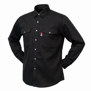 Chemises de travail SAFETY 7oz <span class=keywords><strong>FR</strong></span> pour hommes, chemise de soudage haute visibilité, résistante aux flammes, 100% coton, manches longues, CAT2 - Product Image 5