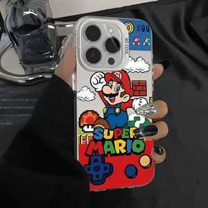 Nouvelle coque de téléphone antichoc de dessin animé pour IPhome 17 16 15 14 13 12 Pro Max, acrylique PC, charge sans fil, étanche, étui de téléphone portable - Product Image 1