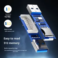 Lecteur de cartes externe multifonction USB 3.0 haute vitesse tout-en-un pour cartes SD TF, smartphone, ordinateur, appareil photo, drone, matériau ABS