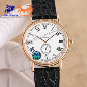 Montre à quartz de luxe pour homme Longnes 2025 avec bracelet en cuir, cadran créatif simple, étanche 50M, boîtier en acier inoxydable 316L - Product Image 5