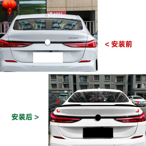 Bmw Rear Trunk Spoiler Ducktail Piano Black Carbon Fiber Texture Abs For 2020 Bmw 2 Series F44 Gran Coupe - Product Image 2