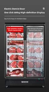 Professional Powerful <b>Freezer</b> 650L 2-Door Customizable Automatic Defrost Air Cooling Showcase Beef Store - Product Image 6