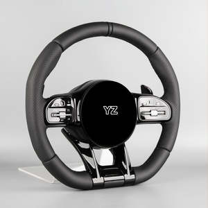 <span class=keywords><strong>Volant</strong></span> en cuir personnalisé YZ adapté aux <span class=keywords><strong>Mercedes</strong></span> Benz AMG GT W167 W809 204 C63 W212 W218 W207 W172 W205 - Product Image 2