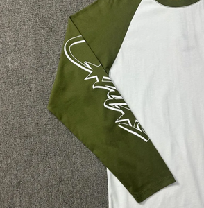 <span class=keywords><strong>T</strong></span>-<span class=keywords><strong>Shirt</strong></span> a Maniche Lunghe da <span class=keywords><strong>Uomo</strong></span> in 100% <span class=keywords><strong>Cotone</strong></span> con Stampa DTG, Maglietta Casual di Alta Qualità - Product Image 6