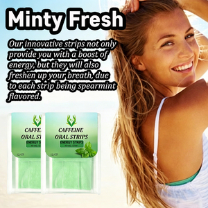 DIM Caffeine Oral Strips Contains 40 mg caffeine Energy Boost Minty Fresh Breath Adult Refresh Oneself Oral Strips - Product Image 6