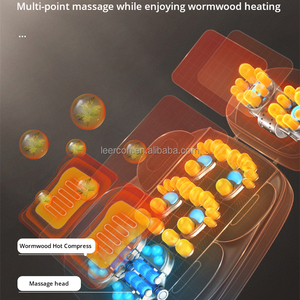 Leercon máy vi tính cổ <span class=keywords><strong>massage</strong></span> nệm gối sofa đệm với hồng ngoại nóng với chế độ khác nhau không dây - Product Image 3