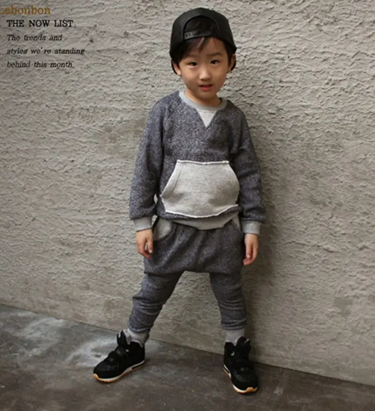 卸売子供の新しいスタイルのマッチング服セット秋の摩耗アリエクスプレス