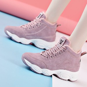 Chaussures populaires, baskets <span class=keywords><strong>pour</strong></span> femmes, printemps/été 2022, baskets décontractées en polaire à tige haute - Product Image 6