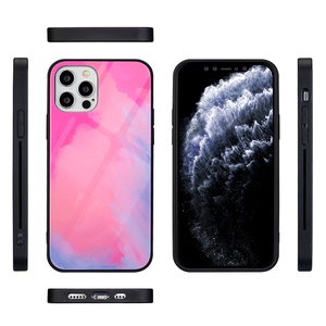 For iphone 12 13 Pro Max <strong>Marble</strong> Back Cover Hard PC TPU Tempered Glass Phone <strong>Case</strong> for iphone 11 12 13 - Product Image 6