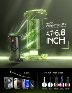 Soporte para Teléfono de Bicicleta LISEN 360 Ajustable, Soporte Resistente para Teléfono Celular para Manillar de Bicicleta, Motocicleta, Scooter, Bicicleta Eléctrica - Product Image 2