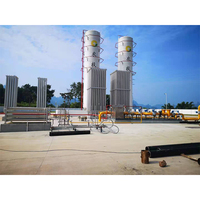 Réservoir de stockage cryogénique en alliage d'aluminium personnalisé YUNER pour station de gazéification thermique, régulateur de vapeur à température ambiante, régulateur de débit