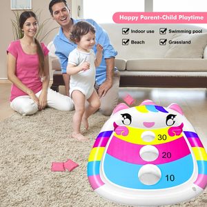 Hot Sale <b>Inflatable</b> Unicorn <b>Pool</b> Cornhole Game Set Floating Toss Board Water Toy <b>for</b> Kids 6 Plus Adults Family Summer Outdoor - Product Image 4