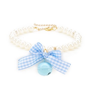 Collier en perles Hawley Mackay pour animaux de compagnie, collier réglable avec breloque en forme de cœur pour petits chiens et chats, élégant pour toutes les saisons - Product Image 3