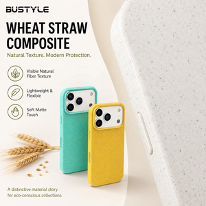 <span class=keywords><strong>Coque</strong></span> de téléphone personnalisée en paille de blé écologique pour <span class=keywords><strong>iPhone</strong></span> 17 18 Pro, gravure de précision, antichoc, finition mate, fabricant OEM ODM - Product Image 2