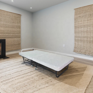 <span class=keywords><strong>Lit</strong></span> pliant en métal pliable supplémentaire <span class=keywords><strong>pour</strong></span> invités avec rangement en revêtement en poudre <span class=keywords><strong>pour</strong></span> appartement, villa et hôtel - Product Image 2