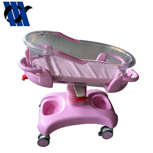 ABS пластик Портативная Складная новая детская кроватка газовая пружина Регулируемая Больничная детская кроватка - Product Image 3