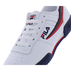 Zapatos Deportivos Fila Original para Hombre, Talla 7.5, Color: Blanco/Azul Marino/Rojo - Product Image 2