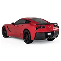 Accessoires de voiture pour Chevrolet Corvette C7 2014-2019 ZR1 Classic Quarter Window Louvers |   Paire de caches de persiennes latérales pour fenêtres