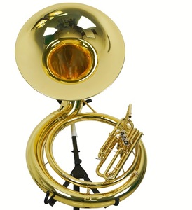 <span class=keywords><strong>Sousaphone</strong></span> BB de qualité professionnelle, laque dorée sur laiton jaune, valves en acier inoxydable durables, à <span class=keywords><strong>vendre</strong></span> - Product Image 1