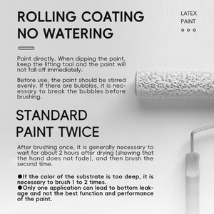 <span class=keywords><strong>Peinture</strong></span> acrylique extérieure au latex à appliquer au pinceau, revêtement liquide pour la rénovation des murs, réparation spéciale, changement de couleur - Product Image 2