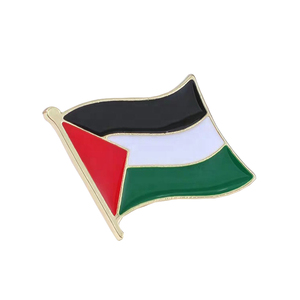 Nhà Máy palestin cờ <span class=keywords><strong>pin</strong></span> trong kho tùy chỉnh cứng mềm men <span class=keywords><strong>Pin</strong></span> - Product Image 1