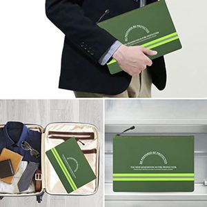CUSTOM Waterproof Fireproof Security Storage <b>Bag</b> Zipper Closure Cash <b>Bag</b> Envelope for Cash Passport Filing Product - Product Image 6