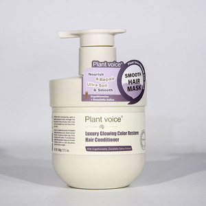 Après-shampoing <span class=keywords><strong>Masque</strong></span> Capillaire Professionnel de Luxe Restaurateur de Couleur Lumineuse 480g Nourrissant Réparateur <span class=keywords><strong>Ultra</strong></span> <span class=keywords><strong>Doux</strong></span> Lissant Marque Privée - Product Image 5