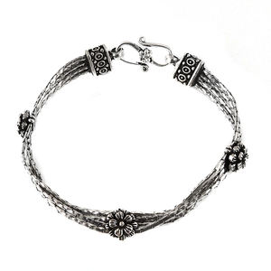 New Arrival Beautiful 925 Sterling Silver <b>Bracelets</b> Unisex 925 Silver Jewelry Stylish Hip Hop Jewelry Unique Design Wholesale - Product Image 3