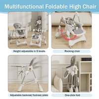 Chaise haute multifonctionnelle pour bébé Clafbebe, vente en gros d'usine, chaise haute pour l'alimentation du bébé avec coussin doux