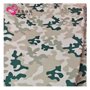 Tissu enduit de camouflage pu de haute qualité en Chine pour tente