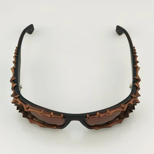 2025 יוניסקס חוצה גבולות משקפיים בסגנון חדש העתידני y2k משקפי שמש הפאנק בסגנון היפ הופ הפאנק בסגנון היפ הופ עם עדשות לבנים חמות - Product Image 4