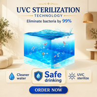 Purificateur d'eau intelligent électrique RO UF à hydrogène avec écran LCD publicitaire 13,3 pouces, sur pied, eau glacée et chaude, minérale, micro-nano, 12L, en acier inoxydable 304, station UV LED