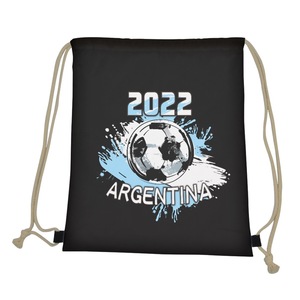 Sac à cordon avec imprimé drapeau de l'Argentine, football <span class=keywords><strong>2022</strong></span>, grande capacité - Product Image 5