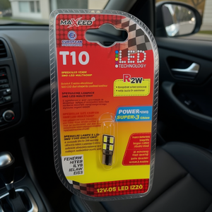 Ampoule LED T10 8SMD 5630 pour éclairage intérieur de voiture, remplacement 12V, accessoire électronique automobile - Product Image 3
