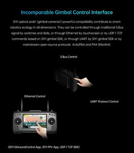 Cámara con Gimbal A8 <span class=keywords><strong>Mini</strong></span> 4K 8MP HD con Zoom Digital 6X y Sensor Sony CMOS, Seguimiento Inteligente para UGV, USV, Aviones RC y Drones FPV - Product Image 3