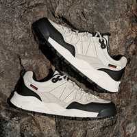 Zapatos de senderismo para hombre, zapatillas ligeras para correr, calzado de gamuza en tonos tierra para caminar al aire libre, calzado duradero para mujer, zapatillas de camping