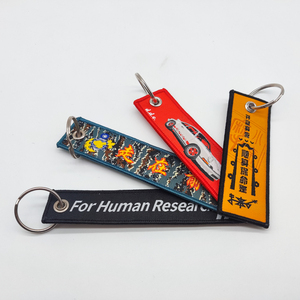 Portachiavi in Tessuto Ricamato con Logo Personalizzato, Alta Qualità, 'Remove Before Flight', Regalo Promozionale - Product Image 5