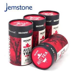 Tube en carton artisanal rond personnalisé avec couvercles Boîtes d'emballage en tube de papier imprimé pour tube de bougie - Product Image 6