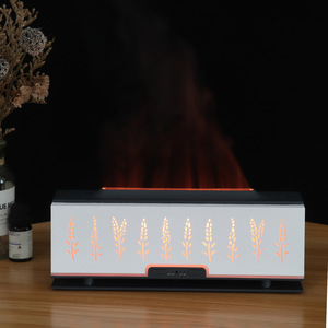 Wheat Ear Pattern Aroma Diffuser Humidifier 0.5L USB Powered 2-8H <b>Timer</b> Home Office Essential Oil Diffuser - Product Image 5