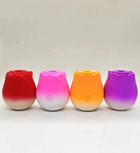 Nouveau produit <span class=keywords><strong>Amazon</strong></span> : Vibrateur rose aux couleurs dégradées pour la Saint-Valentin, jouet sexuel à 10 modes de succion pour femmes et couples - Product Image 2